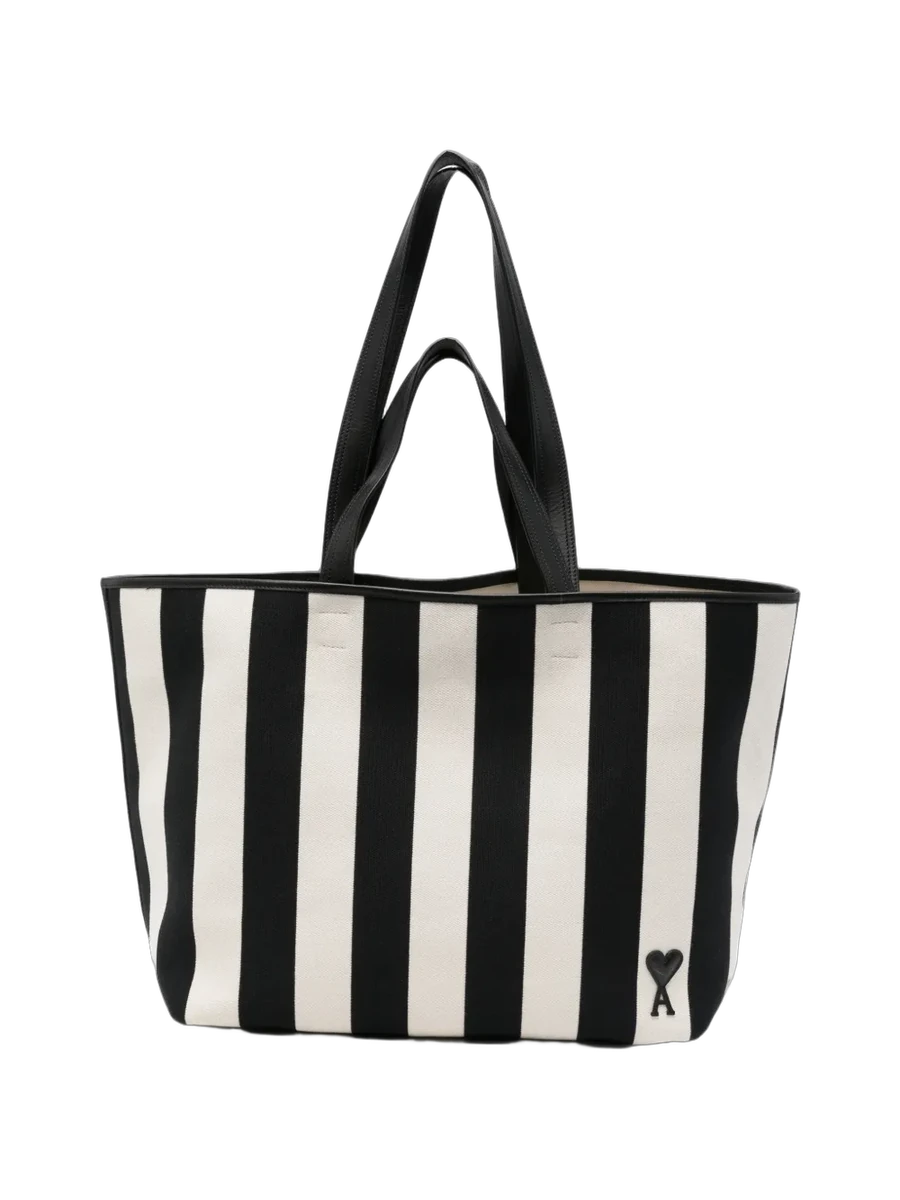 아미 AMI Paris Cotton Ami De Coeur Shopping Bag 제품 사진 아미 AMI Paris Cotton Ami De Coeur Shopping Bag 제품 사진
