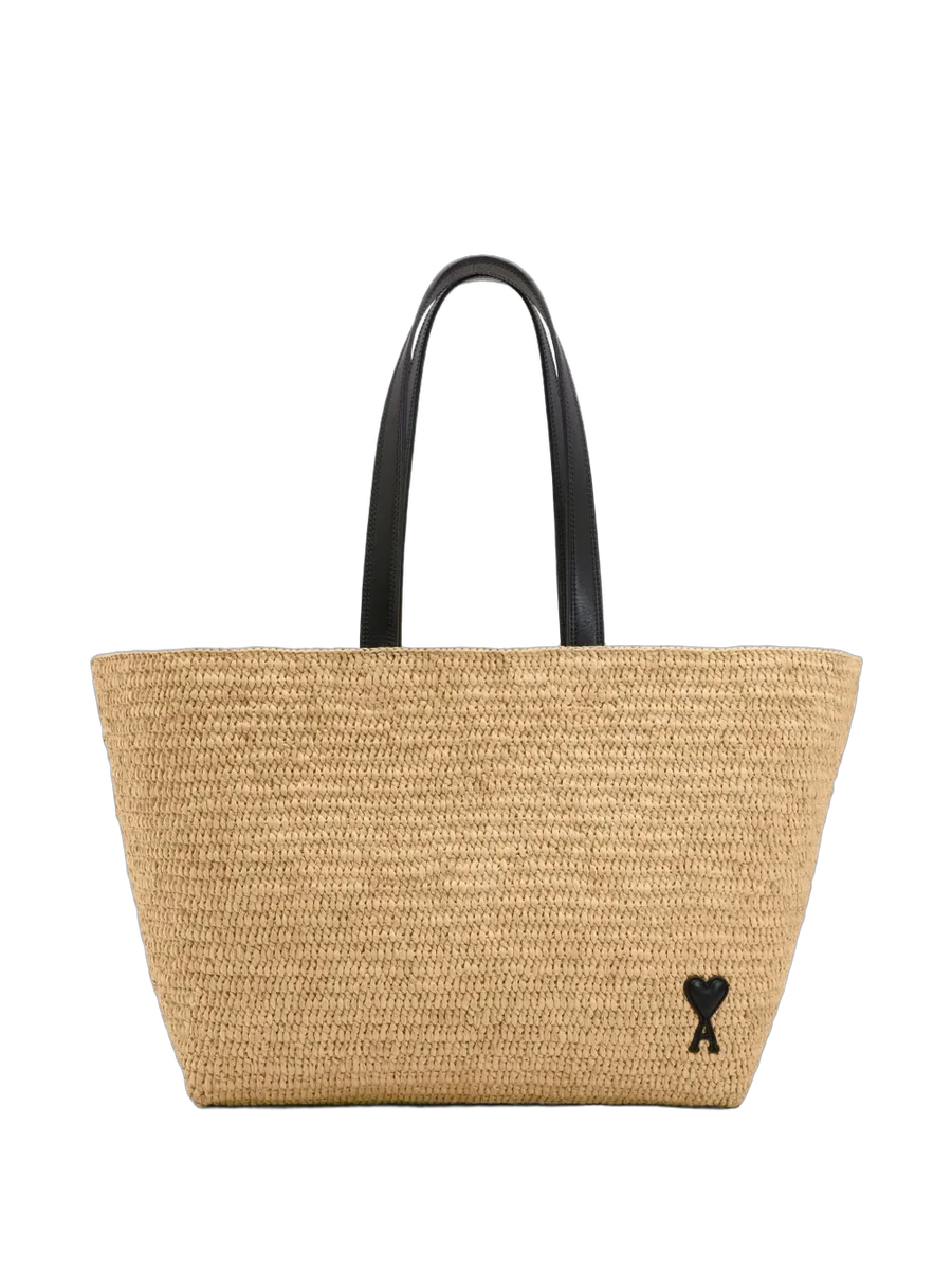 아미 AMI Paris Large Ami De Coeur Raffia Tote Bag 제품 사진 아미 AMI Paris Large Ami De Coeur Raffia Tote Bag 제품 사진