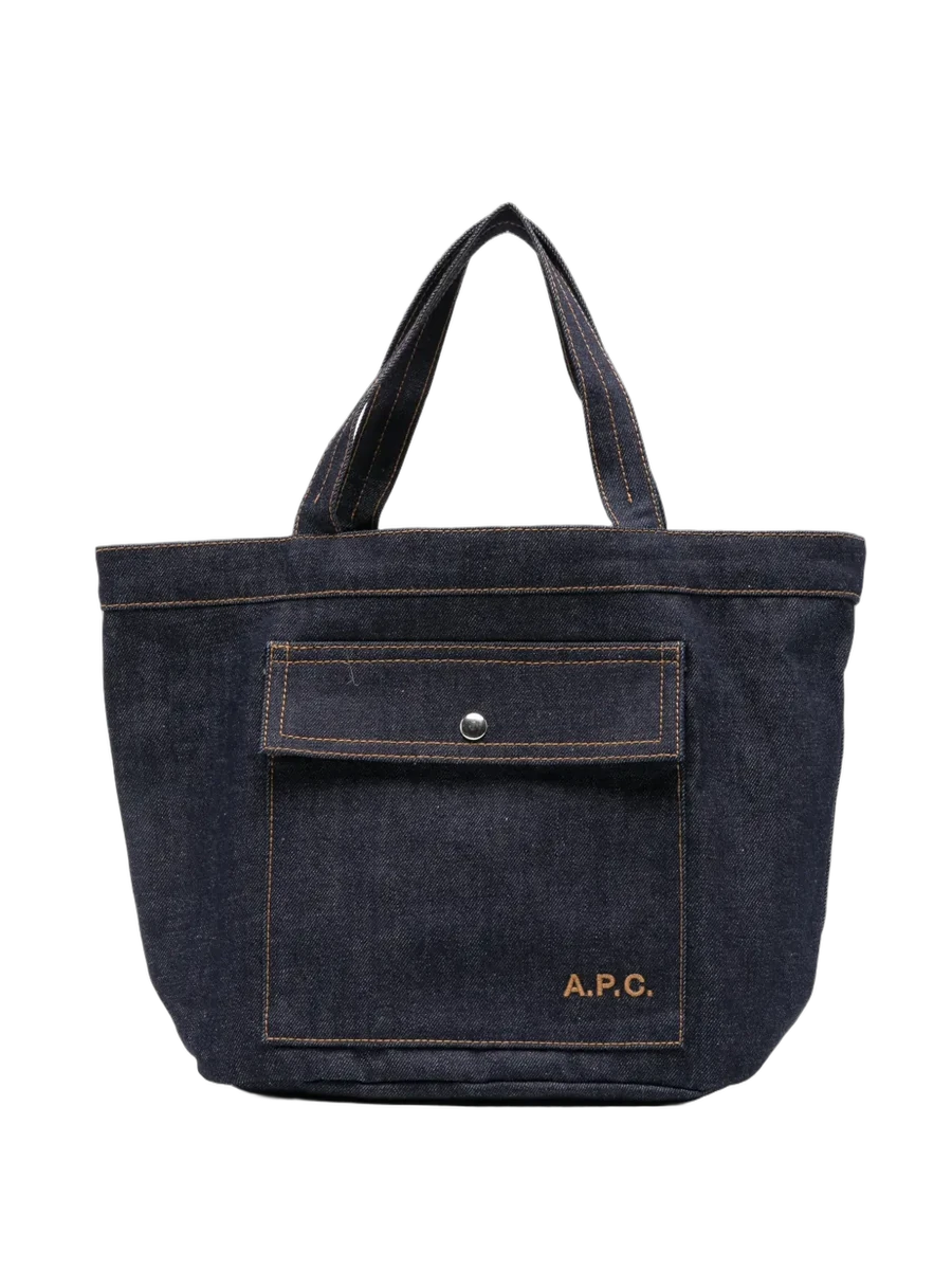 아페쎄 A.P.C. Jade logo-embroidered Tote Bag 제품 사진 아페쎄 A.P.C. Jade logo-embroidered Tote Bag 제품 사진