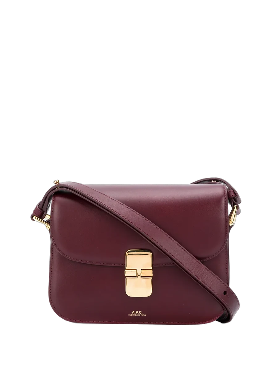 아페쎄 A.P.C. logo-print Leather Shoulder Bag 제품 사진 아페쎄 A.P.C. logo-print Leather Shoulder Bag 제품 사진