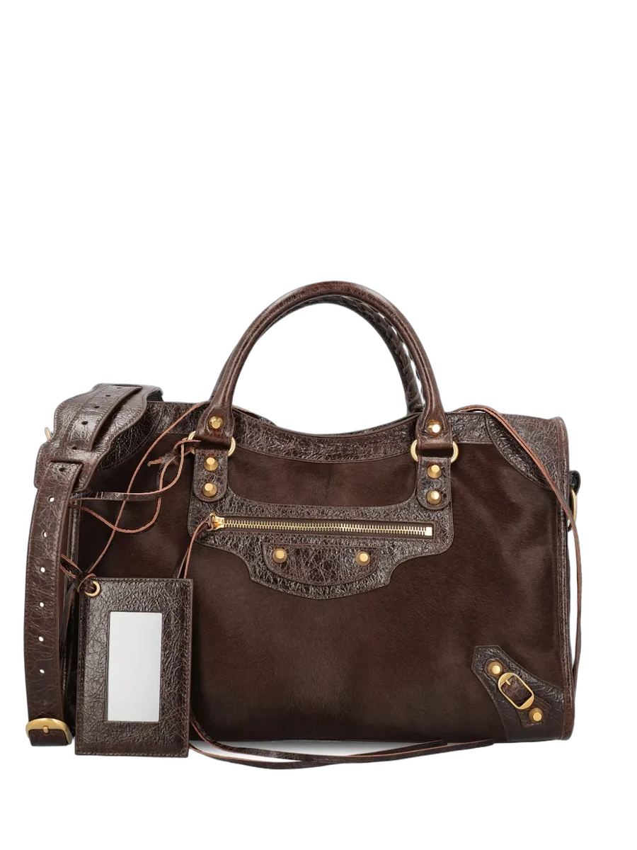 발렌시아가 Balenciaga Le City Bag Medium In Brown 제품 사진 발렌시아가 Balenciaga Le City Bag Medium In Brown 제품 사진