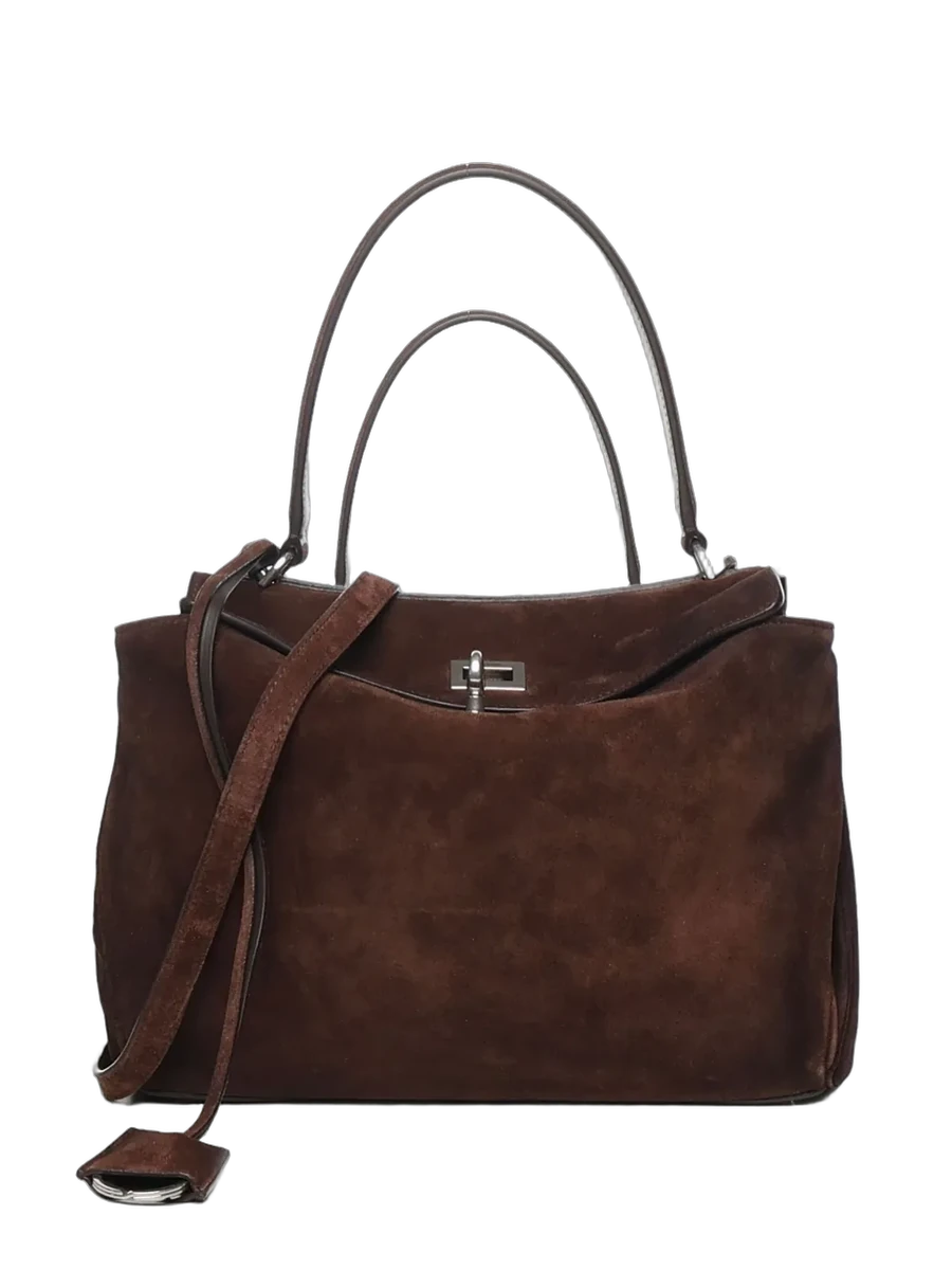 발렌시아가 Balenciaga Small Rodeo Suede Leather top-handle Shoulder Bag 제품 사진 발렌시아가 Balenciaga Small Rodeo Suede Leather top-handle Shoulder Bag 제품 사진