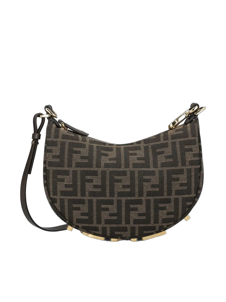 Fendi Fendigraphy FF 자카드 미니 숄더백