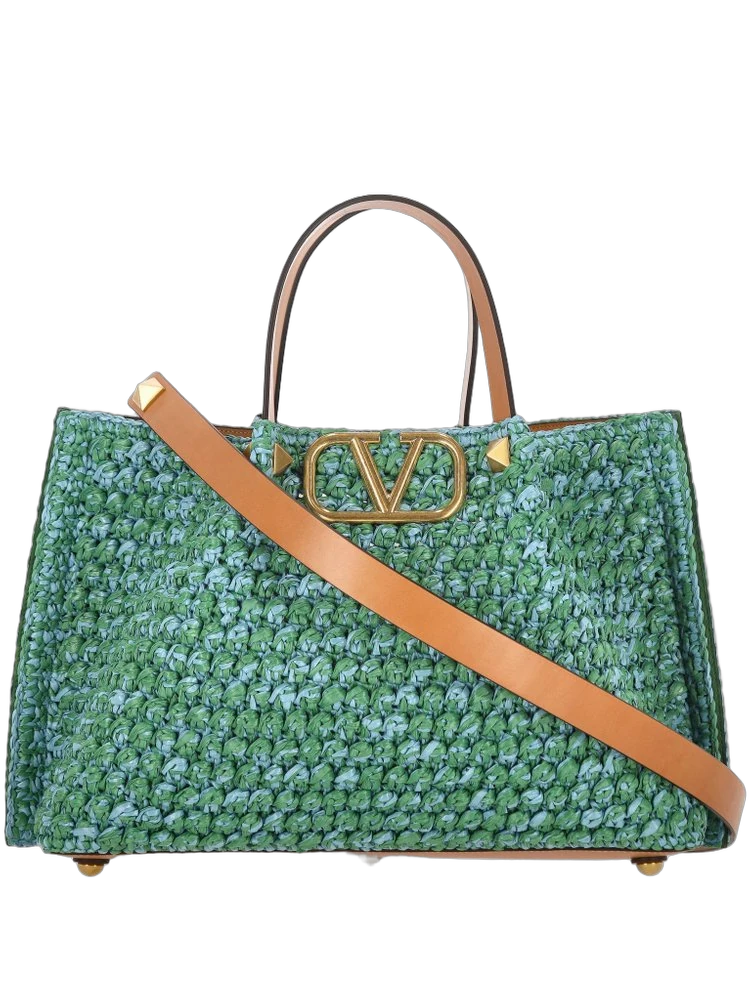 Valentino Garavani 락스터드 미디엄 쇼핑백