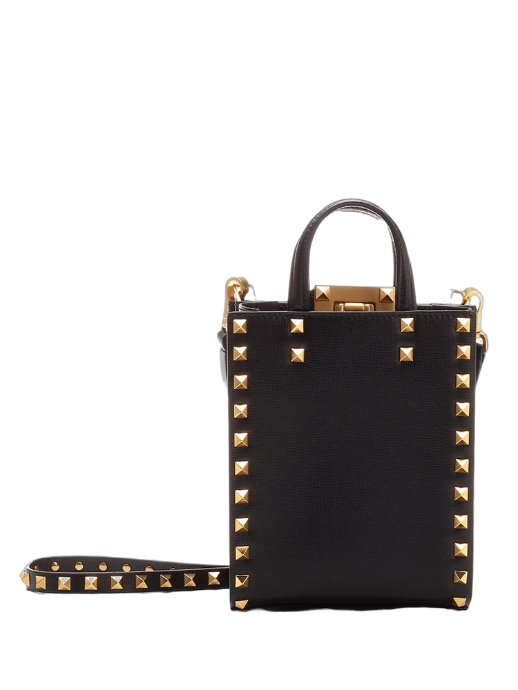 Valentino Garavani 락스터드 미니 토트백