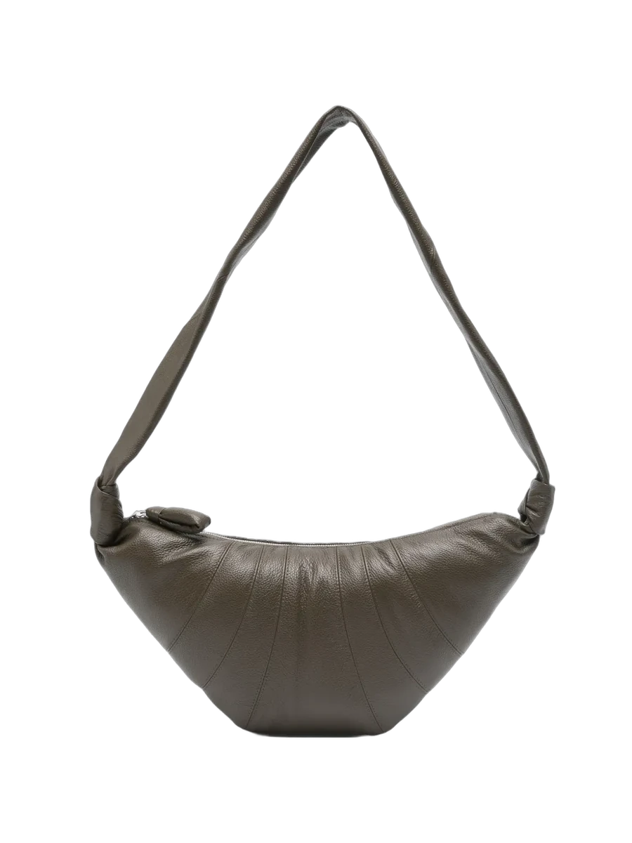 르메르 LEMAIRE Medium Croissant knot-detail Shoulder Bag 제품 사진 르메르 LEMAIRE Medium Croissant knot-detail Shoulder Bag 제품 사진