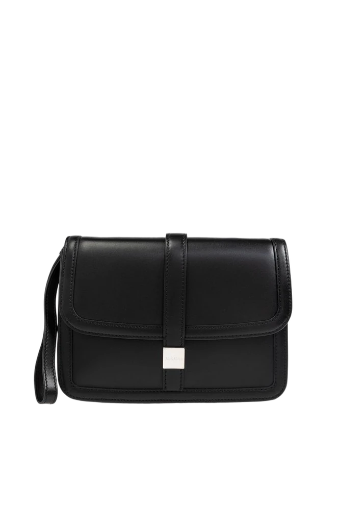 Max Mara 로고가 새겨진 폴드오버 탑 클러치 백