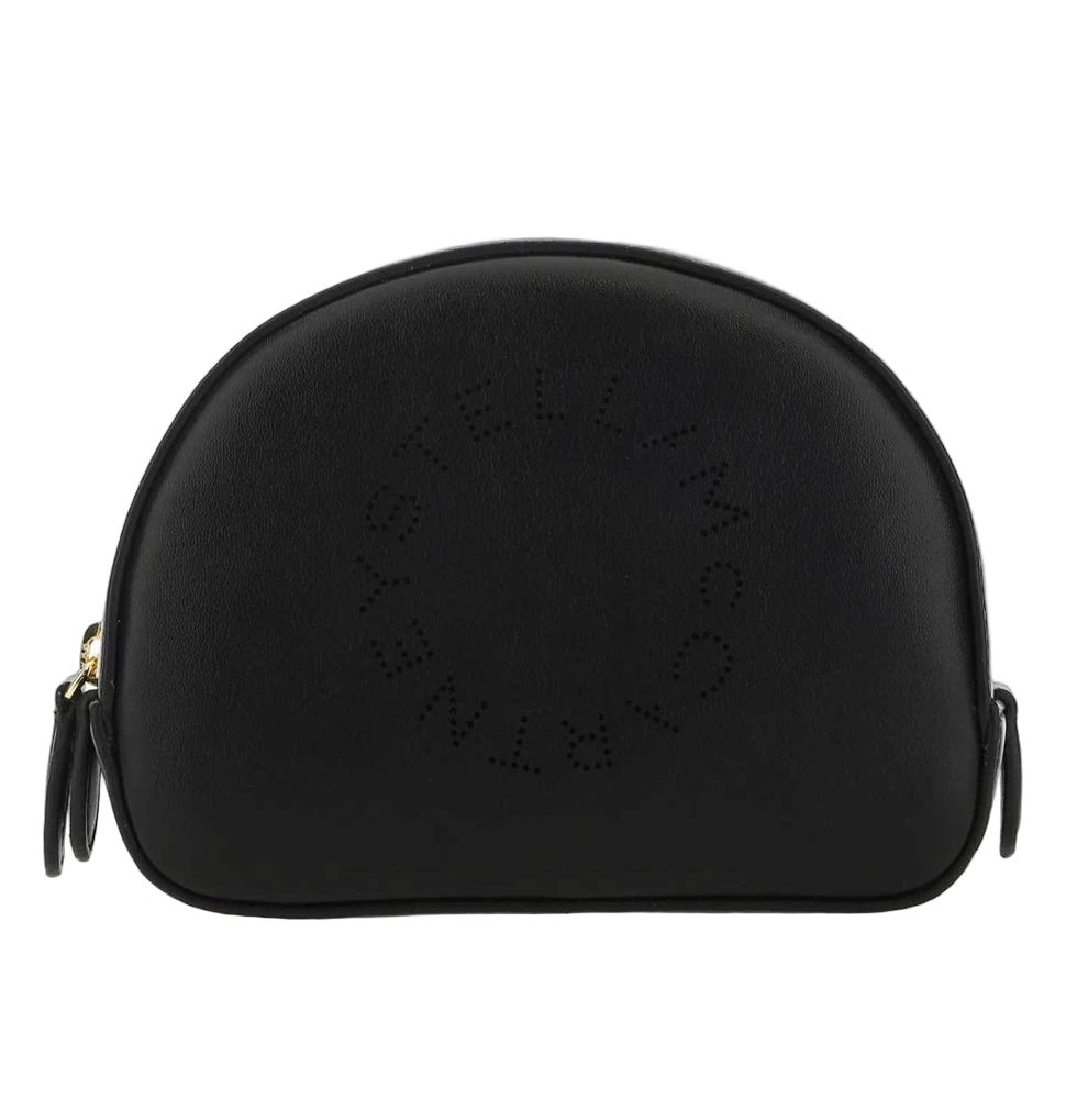 Stella McCartney 로고 퍼포레이티드 집업 뷰티 케이스