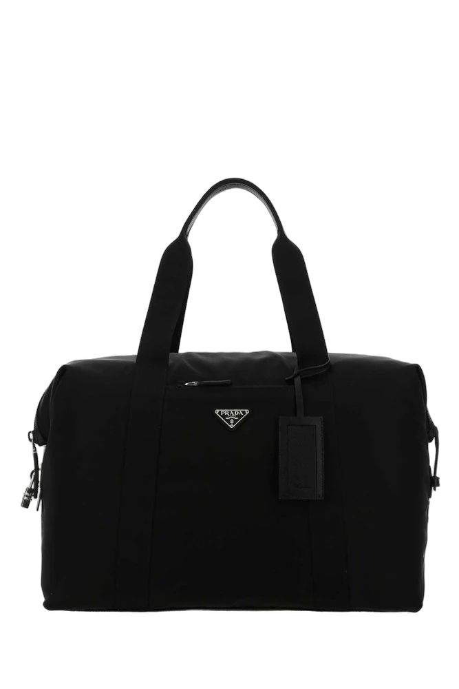 프라다 Prada 로고 플라크 더플백 제품 사진 프라다 Prada 로고 플라크 더플백 제품 사진