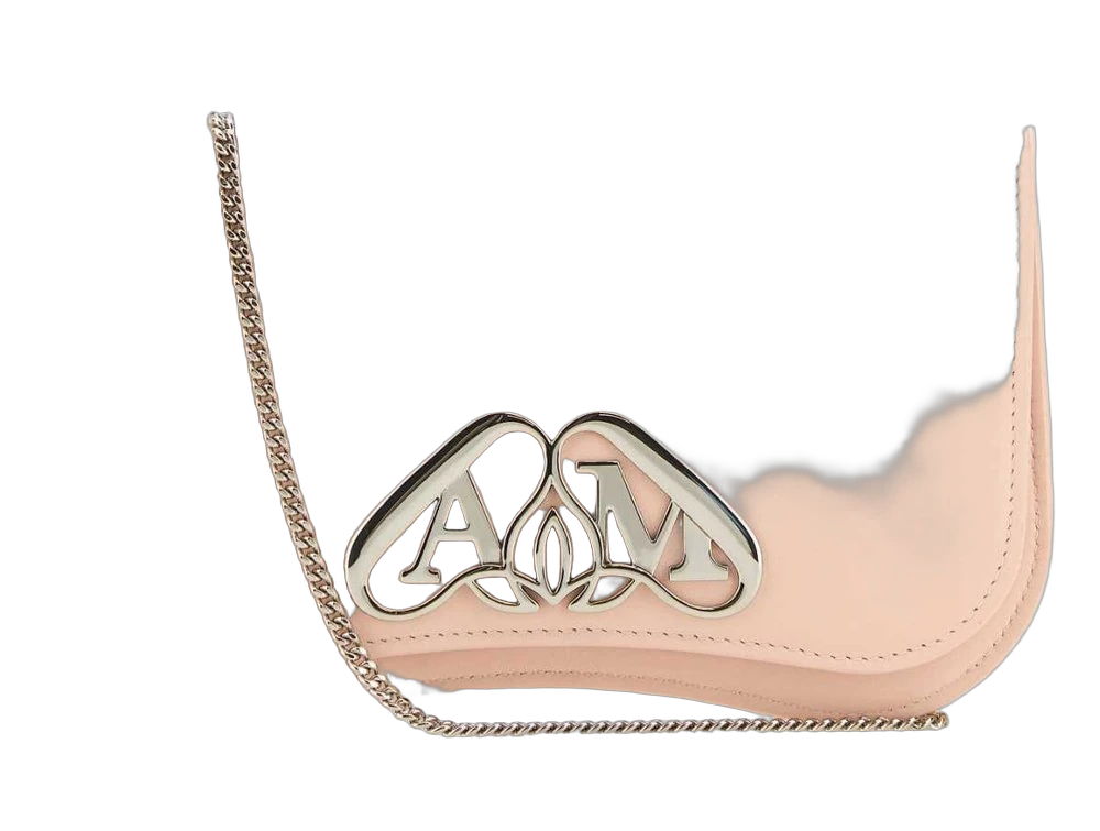 Alexander McQueen 로고 플라크 폴드오버 크로스바디 백