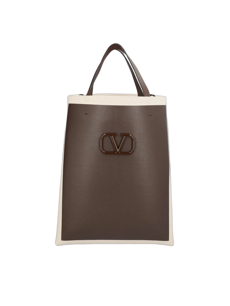 발렌티노 Valentino 로고 플라크 탑 핸들 백 제품 사진 발렌티노 Valentino 로고 플라크 탑 핸들 백 제품 사진
