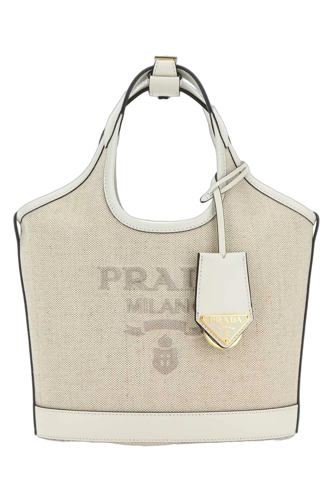 프라다 Prada 로고 프린트 미니 버킷 백 제품 사진 프라다 Prada 로고 프린트 미니 버킷 백 제품 사진