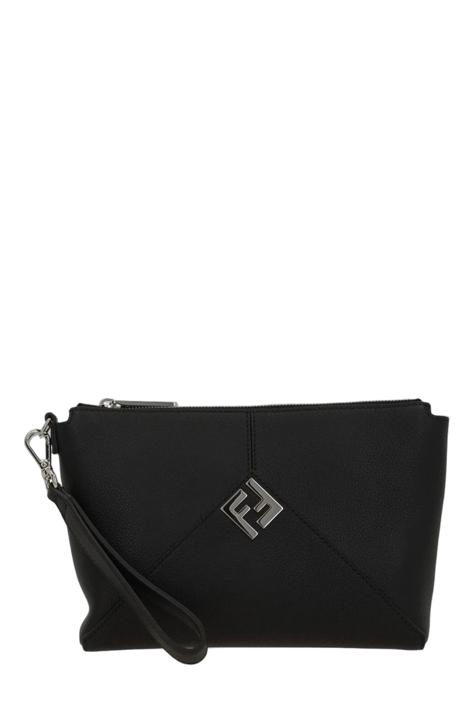 펜디 Fendi Lui 로고 플라크 지퍼 클러치 백 제품 사진 펜디 Fendi Lui 로고 플라크 지퍼 클러치 백 제품 사진