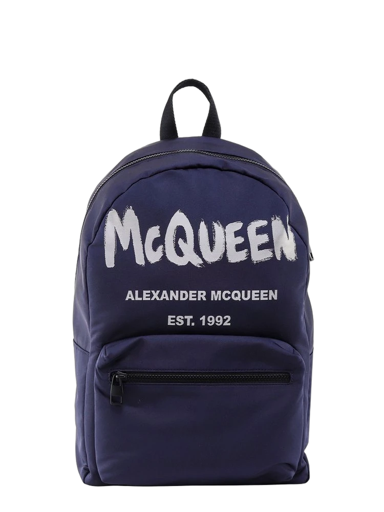 Alexander McQueen 메트로폴리탄 그래피티 로고 백팩