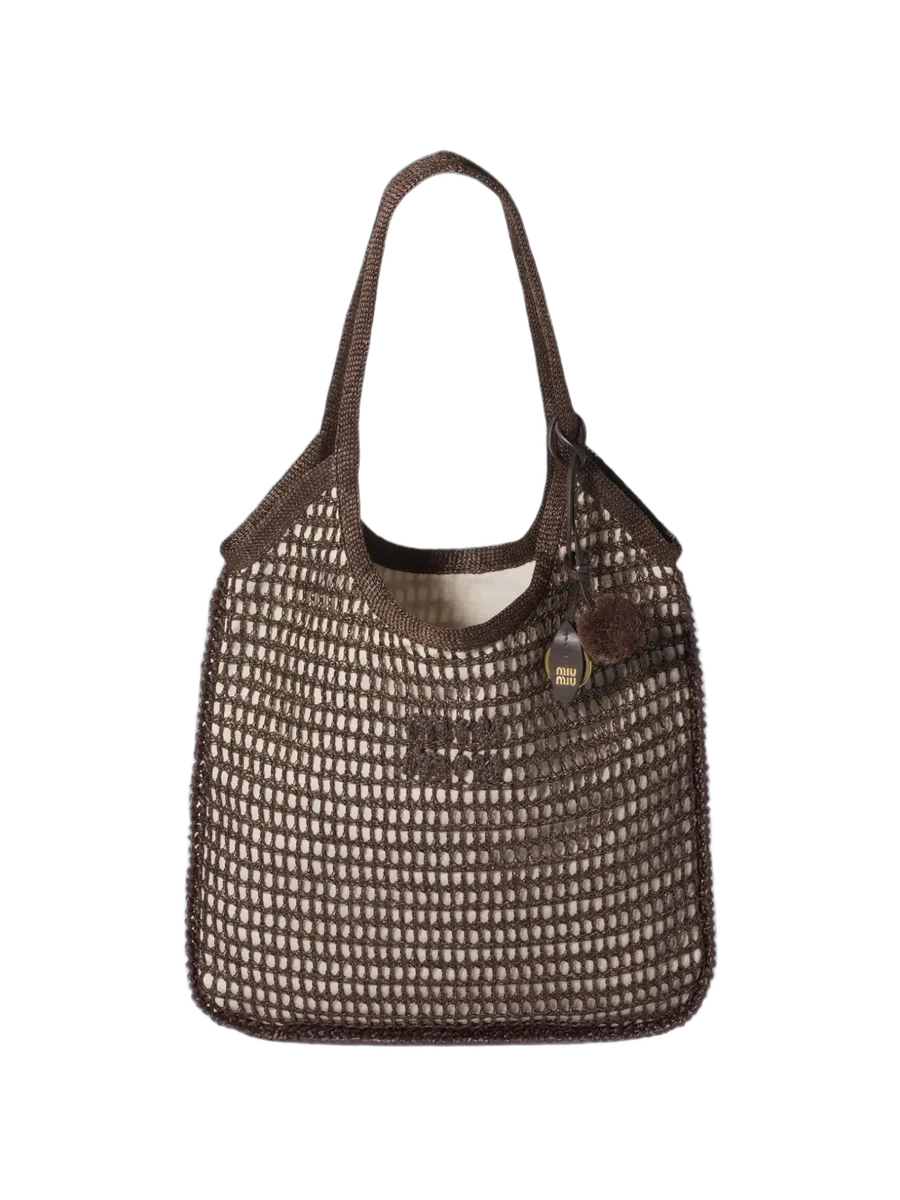 미우미우 Miu Miu Ivy Raffia Crochet Bag 제품 사진 미우미우 Miu Miu Ivy Raffia Crochet Bag 제품 사진