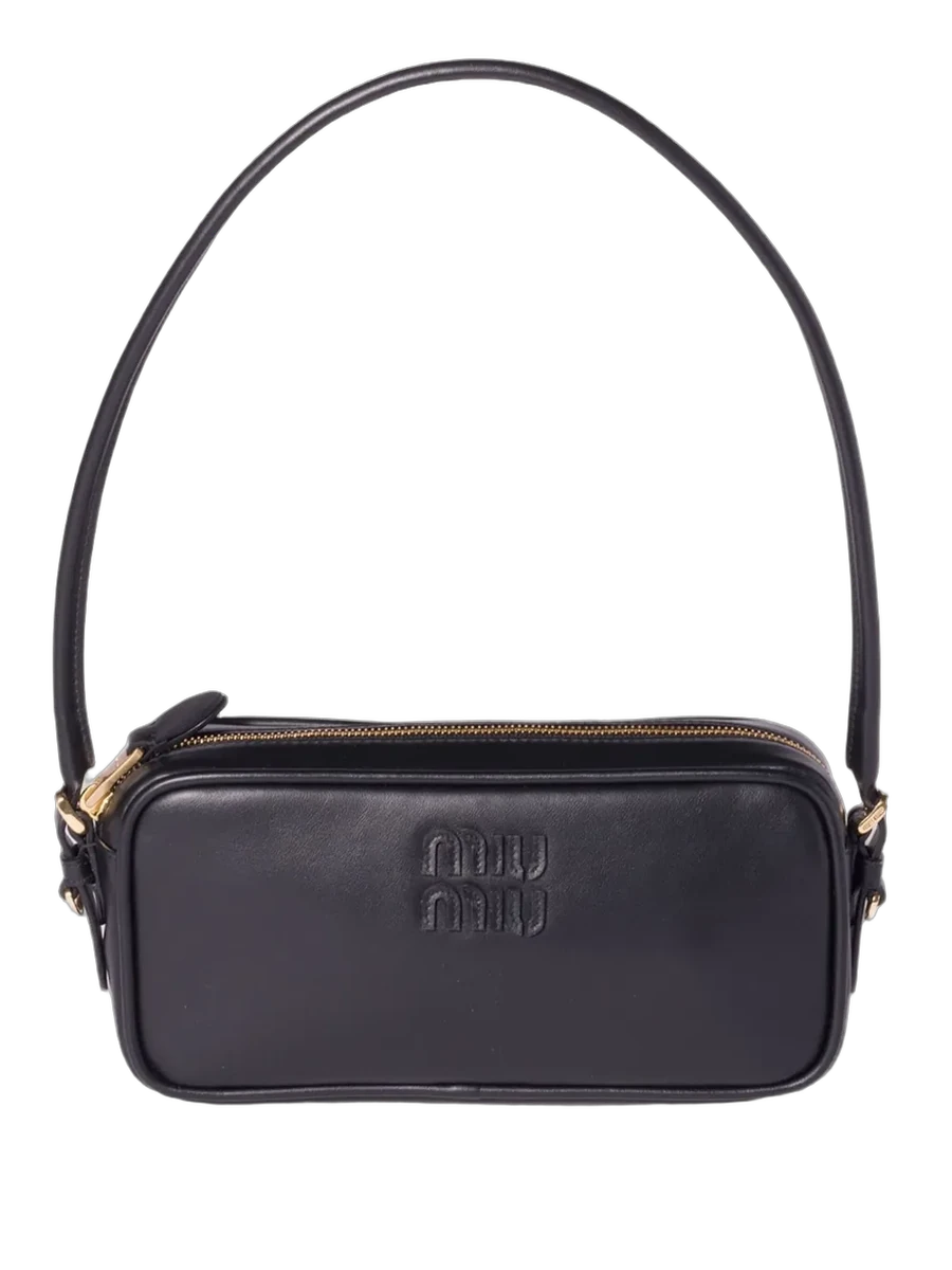 미우미우 Miu Miu Leather logo-detail Mini Bag 제품 사진 미우미우 Miu Miu Leather logo-detail Mini Bag 제품 사진