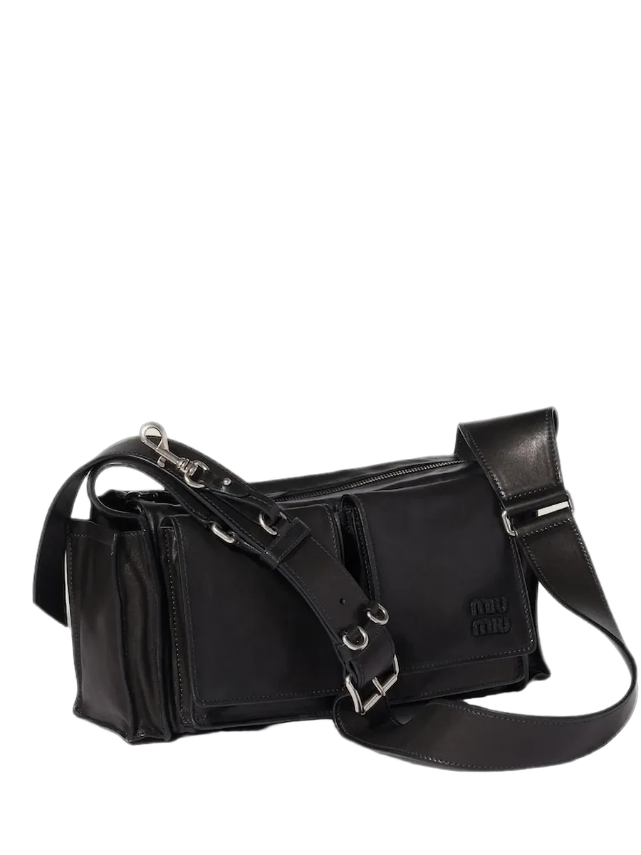 미우미우 Miu Miu Utilitaire Leather Shoulder Bag 제품 사진 미우미우 Miu Miu Utilitaire Leather Shoulder Bag 제품 사진