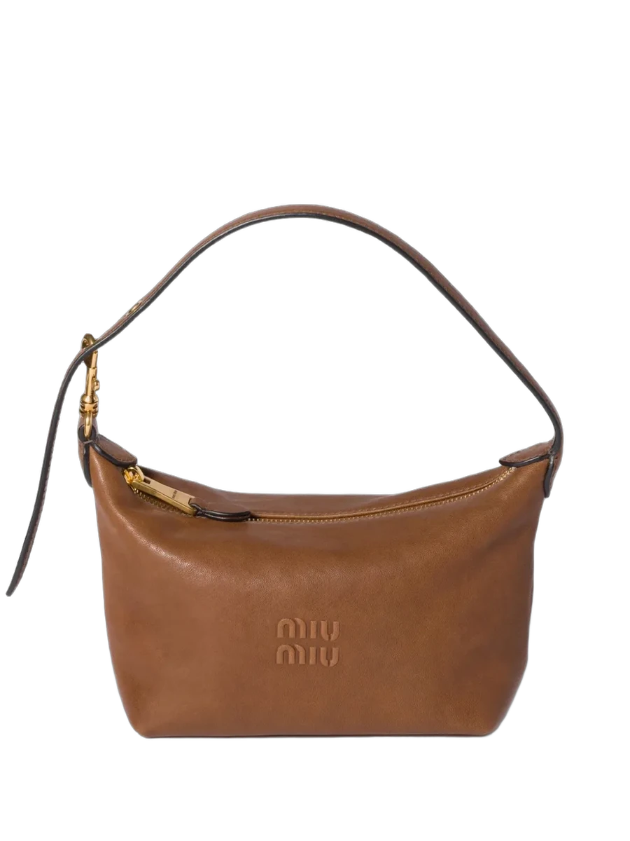 미우미우 Miu Miu logo-embossed Shoulder Bag 제품 사진 미우미우 Miu Miu logo-embossed Shoulder Bag 제품 사진