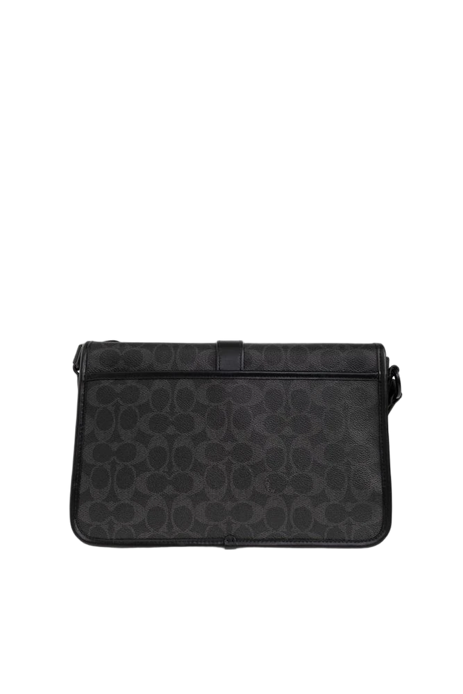 코치 모노그램 플랩 메신저 백