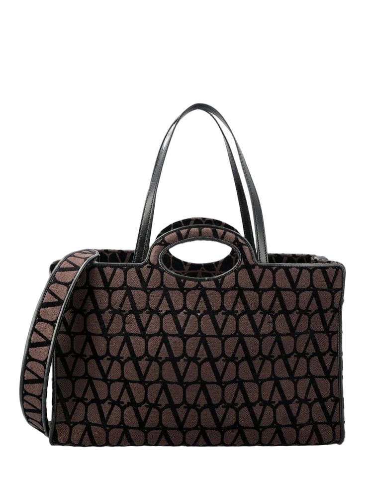 발렌티노 Valentino 모노그램 자카드 탑 핸들 백 제품 사진 발렌티노 Valentino 모노그램 자카드 탑 핸들 백 제품 사진