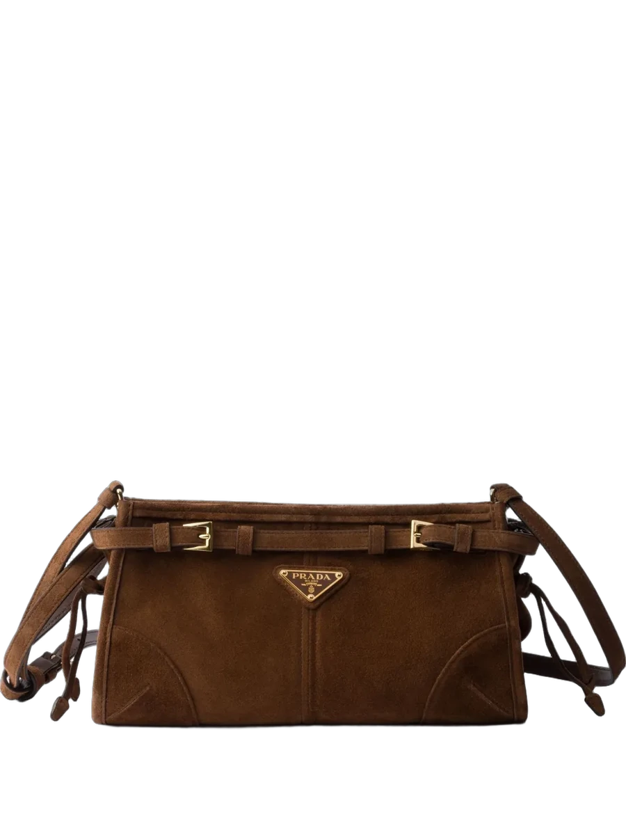 프라다 Prada Bonnie Small Suede Shoulder Bag 제품 사진 프라다 Prada Bonnie Small Suede Shoulder Bag 제품 사진
