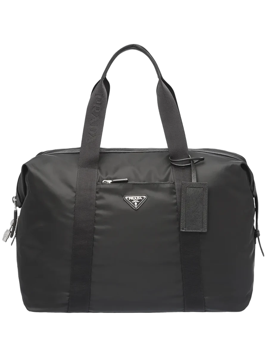 프라다 Prada Re-Nylon Triangle Logo Holdall Bag 제품 사진 프라다 Prada Re-Nylon Triangle Logo Holdall Bag 제품 사진