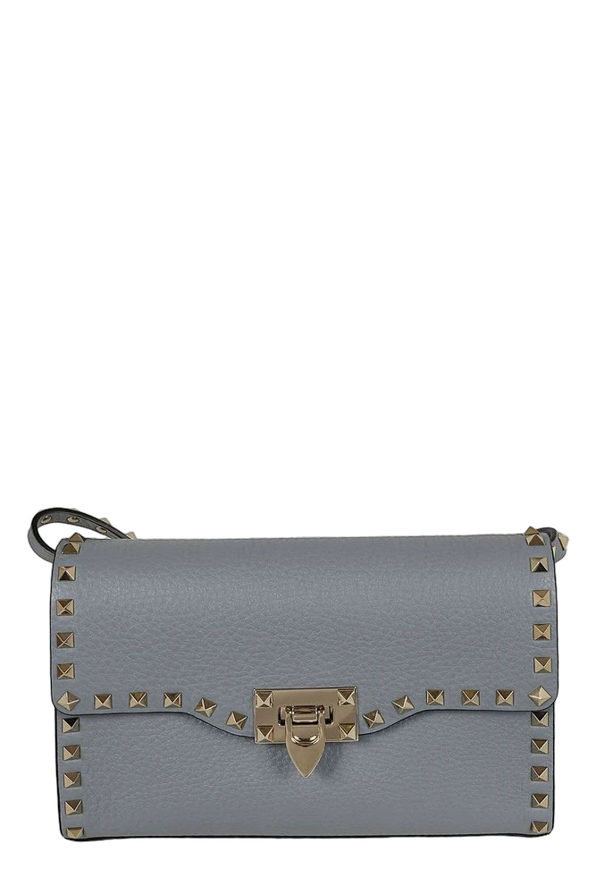 발렌티노 Valentino Garavani 락스터드 폴드오버 탑 스몰 크로스바디 백 제품 사진 발렌티노 Valentino Garavani 락스터드 폴드오버 탑 스몰 크로스바디 백 제품 사진