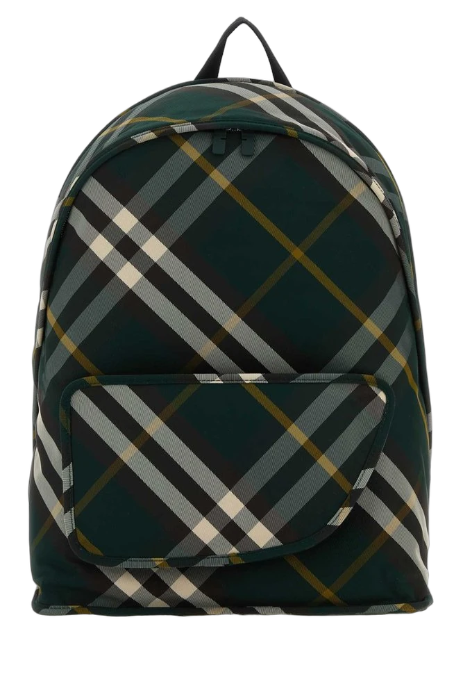 버버리 Burberry Shield 체크무늬 우븐 지퍼 백팩 제품 사진 버버리 Burberry Shield 체크무늬 우븐 지퍼 백팩 제품 사진