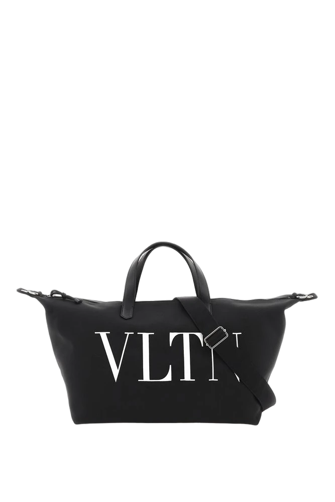 발렌티노 Valentino VLTN 로고 프린트 스트랩 토트 백 제품 사진