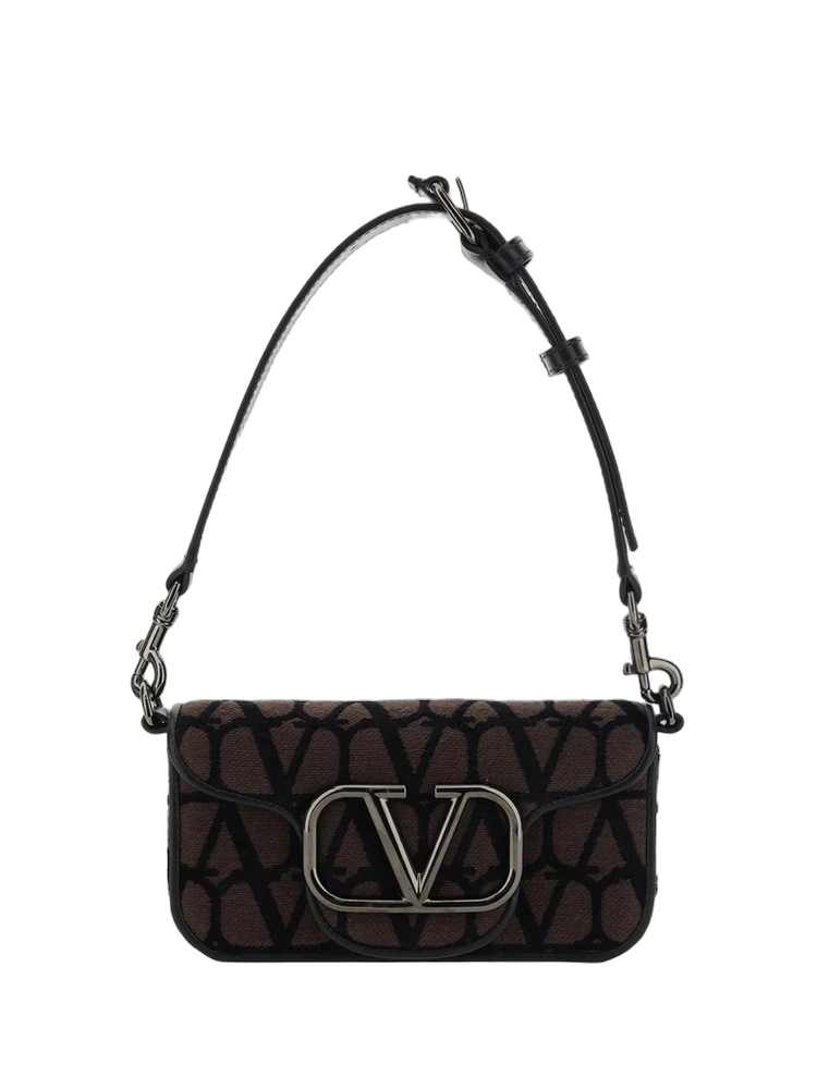 발렌티노 Valentino VLogo 플라크 폴드오버 탑 토트 백 제품 사진