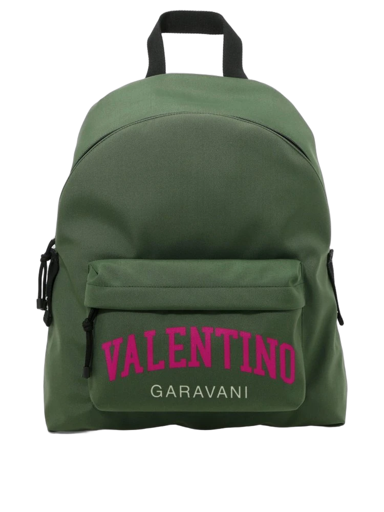 발렌티노 Valentino 로고 프린트 집업 백팩 제품 사진 발렌티노 Valentino 로고 프린트 집업 백팩 제품 사진