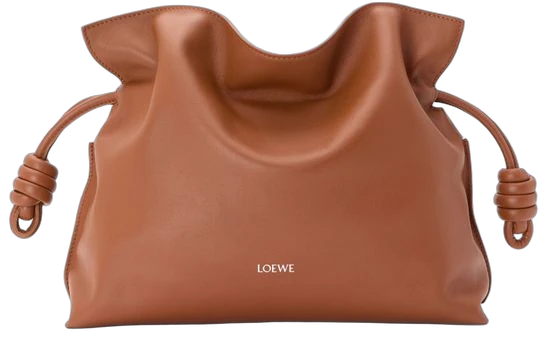Medium Flamenco clutch in nappa calfskin