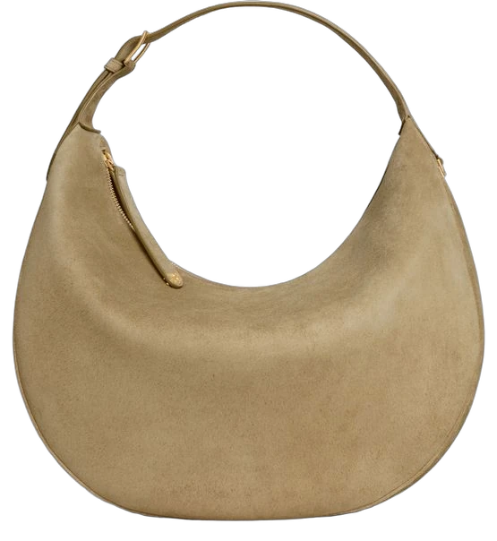 Large Celine Lulu in suede calfskin