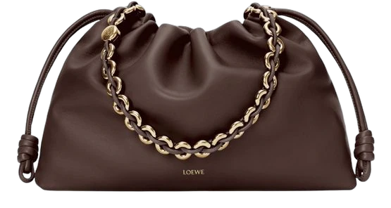 Large Flamenco soft nappa lamb leather purse