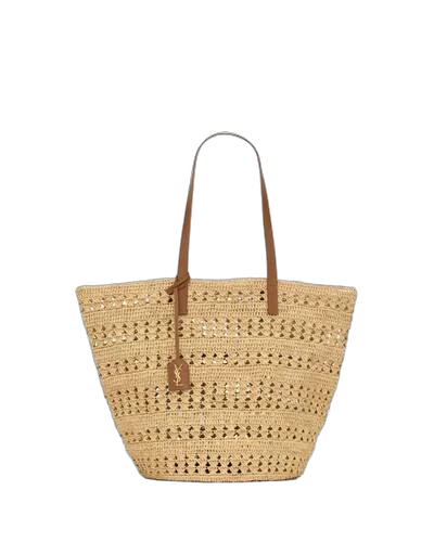 생로랑 라피아 소재의 PANIER 미디엄백 제품 사진 생로랑 라피아 소재의 PANIER 미디엄백 제품 사진
