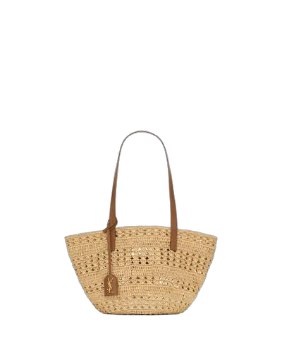생로랑 라피아 소재의 PANIER 스몰백 제품 사진 생로랑 라피아 소재의 PANIER 스몰백 제품 사진