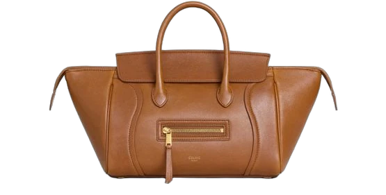 Small new luggage in supple shiny lambskin